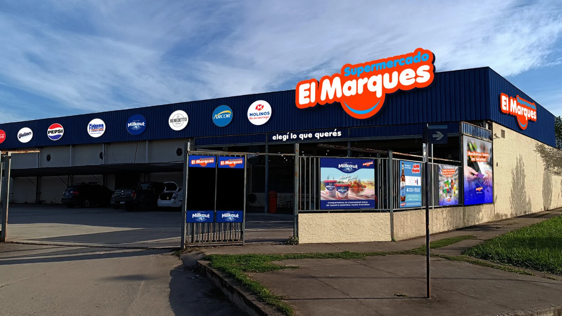Maquetación de sucursal El Marqués
